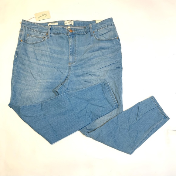 Universal Thread Jeans Womens Plus Size 22W High Rose Skinny Light Blue NWT - Picture 2 of 16